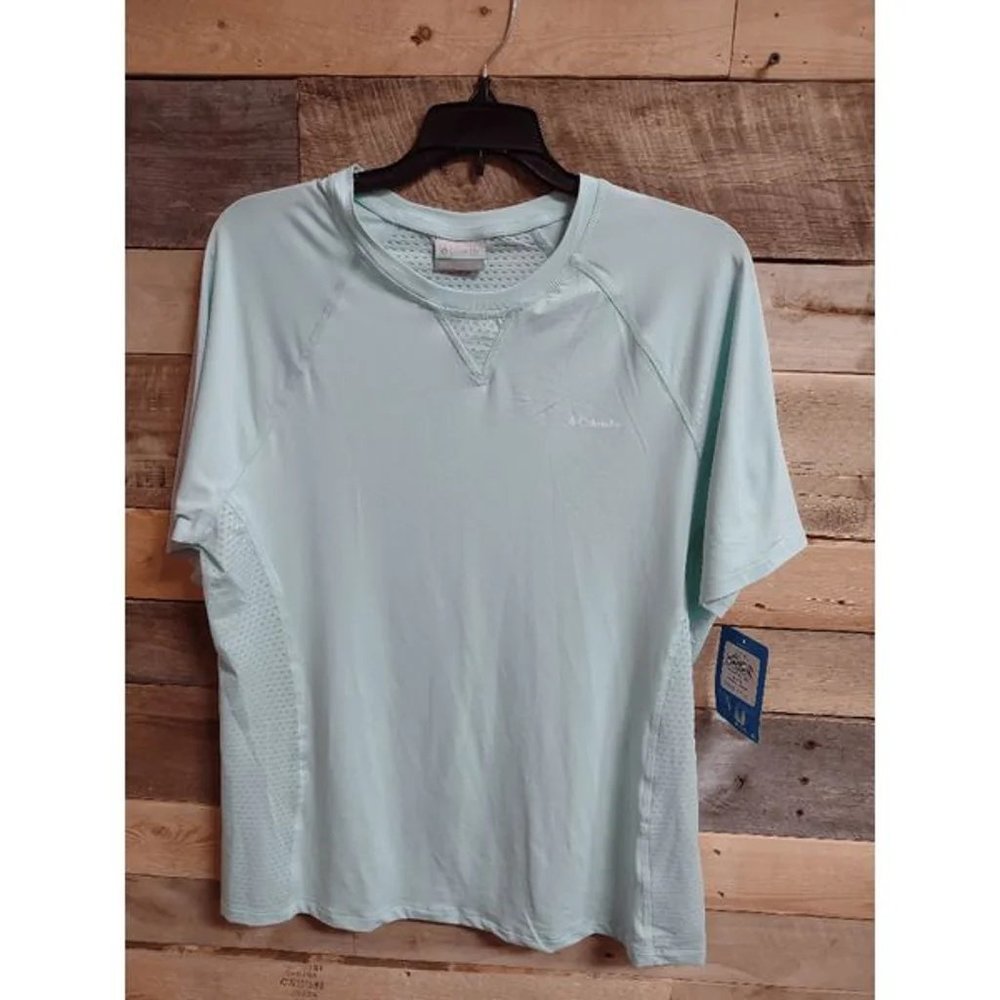 Women's Large (L) SeaFoam Green Omni-wick Short Sleeve T-shirt